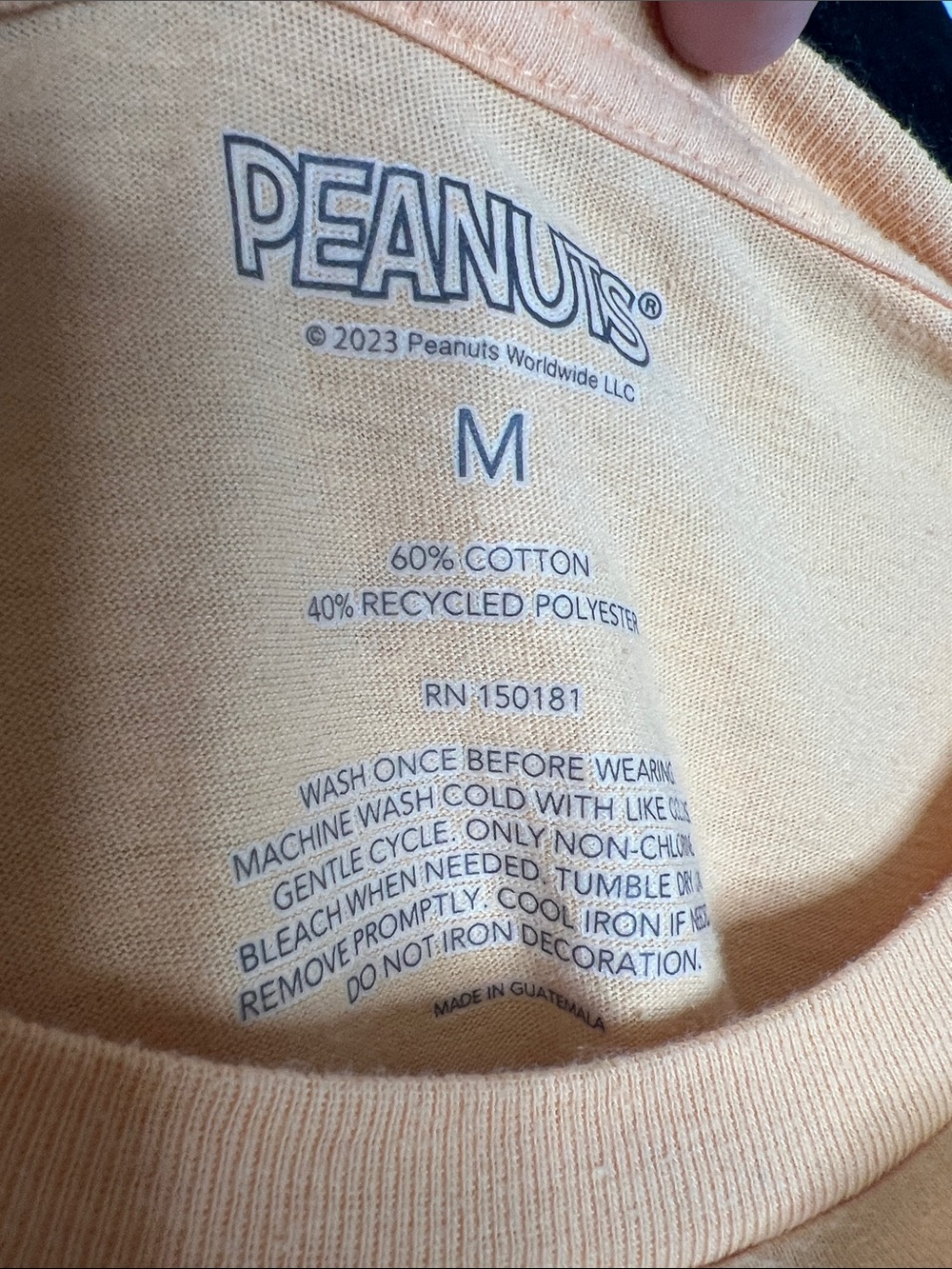 It’s the Great Pumpkin Charlie Brown and Snoopy Halloween Tee size Medium - Picture 5 of 9